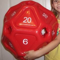 Inflatable D20 Dice